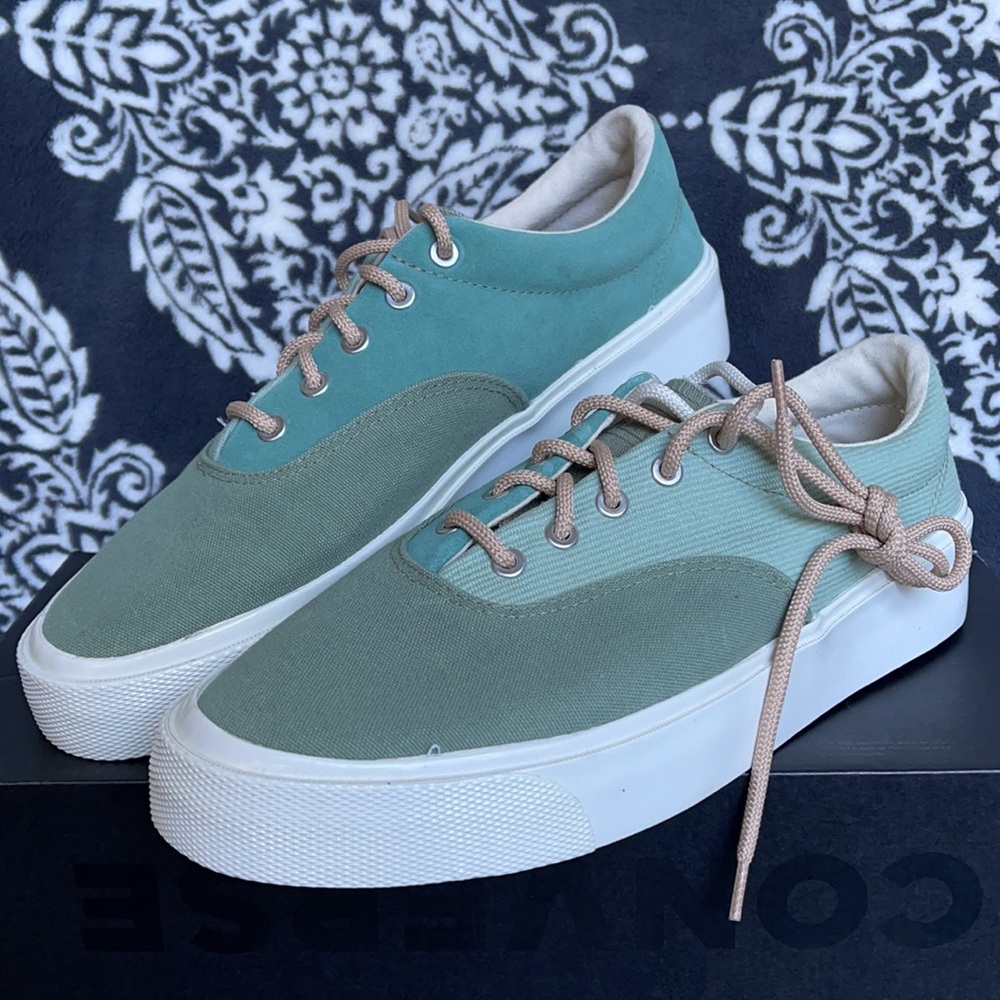 Converse Skid Grip OX Oil Green/Malachite Green MEN`S - Picture 5 of 16